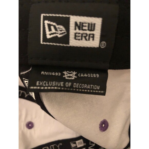 Super Bowl LII New Era 920 Hat Cap Adjustable Purple Grey Pre-Owned - Picture 3 of 6